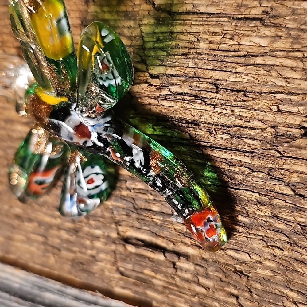 Beautiful & Unique Multicolored Lampwork Glass Dr… - image 4